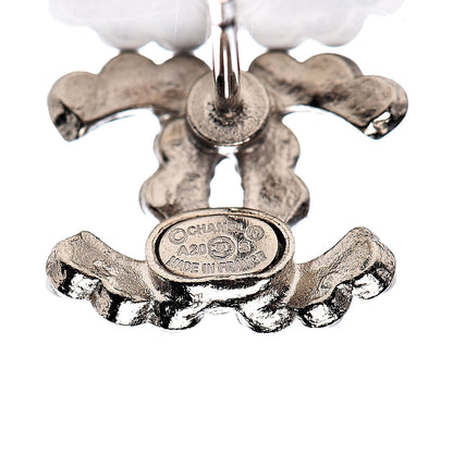 Chanel Pearl CC Earrings Gold 4 of 5