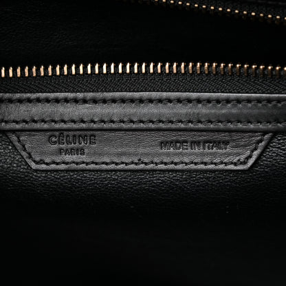 Celine Satin Calfskin Mini Tri-Color Luggage Seashell 6 of 22