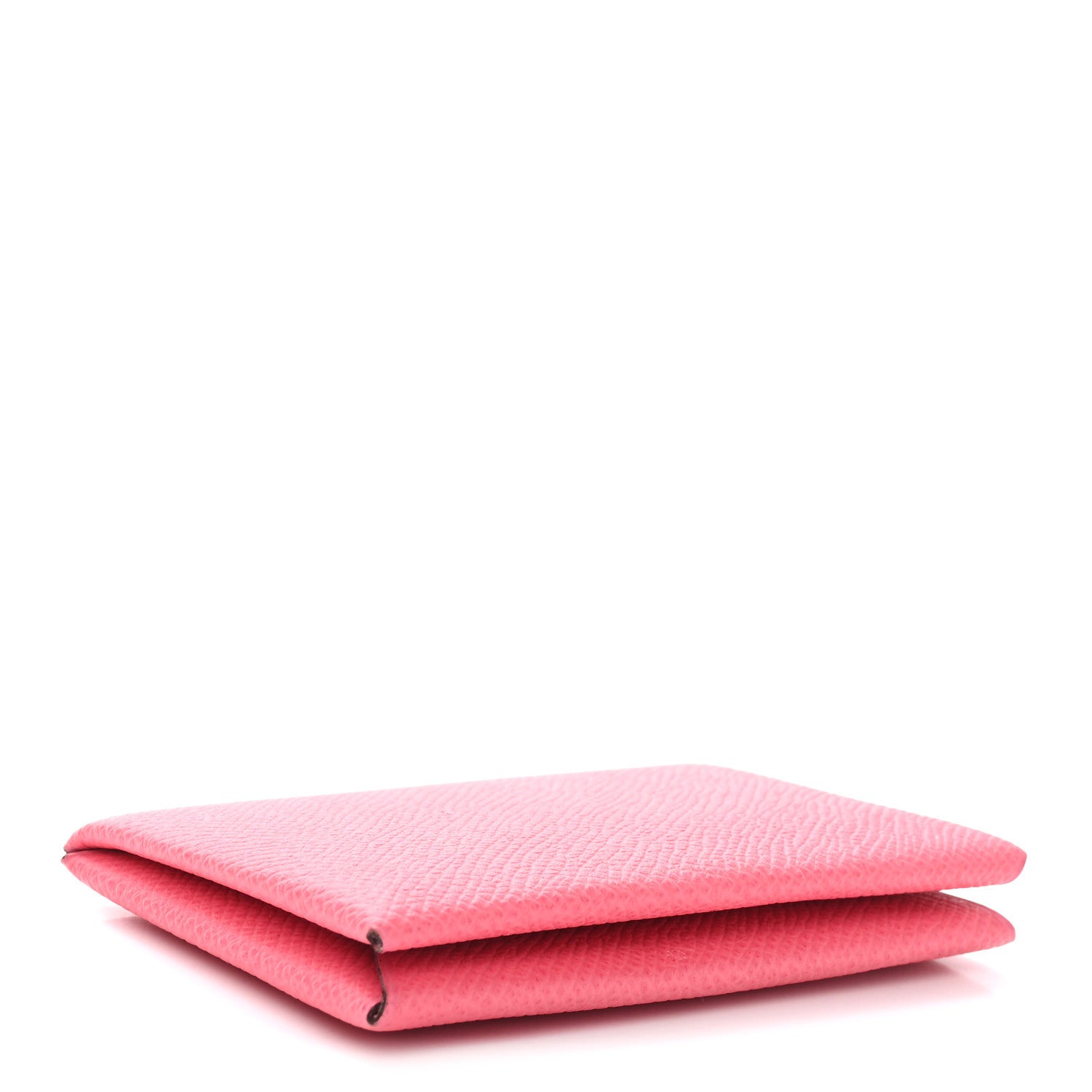 Hermes Epsom Calvi Card Case Rose Azalee 4 of 9