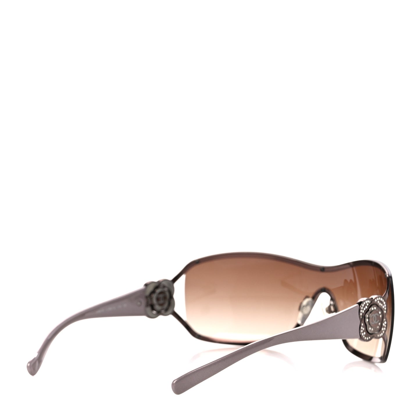 Swarovski Crystal Camellia CC Sunglasses 4164-B Bronze