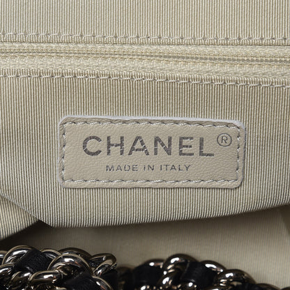 Chanel Washed Lambskin Quilted Medium Chain Around Messenger Black 6 of 8