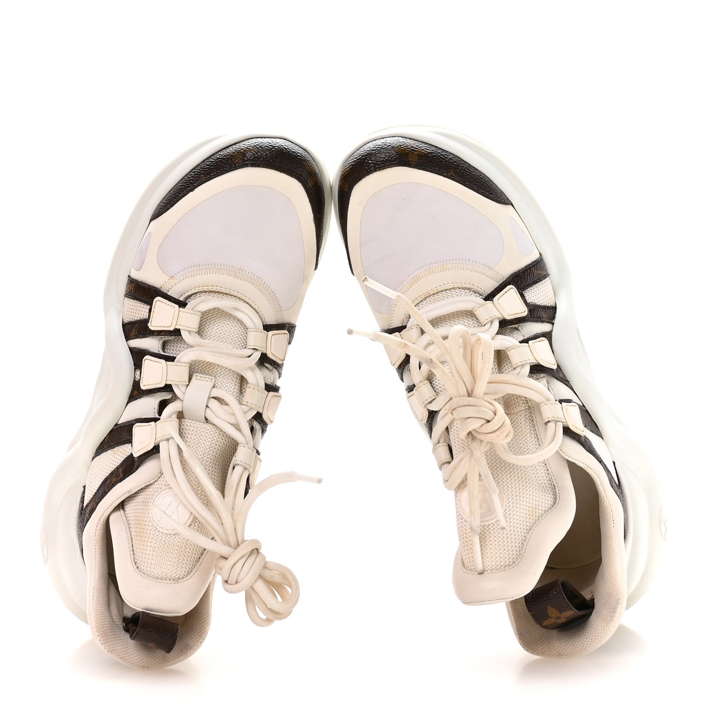 Patent Monogram LV Archlight Sneakers 38.5 White