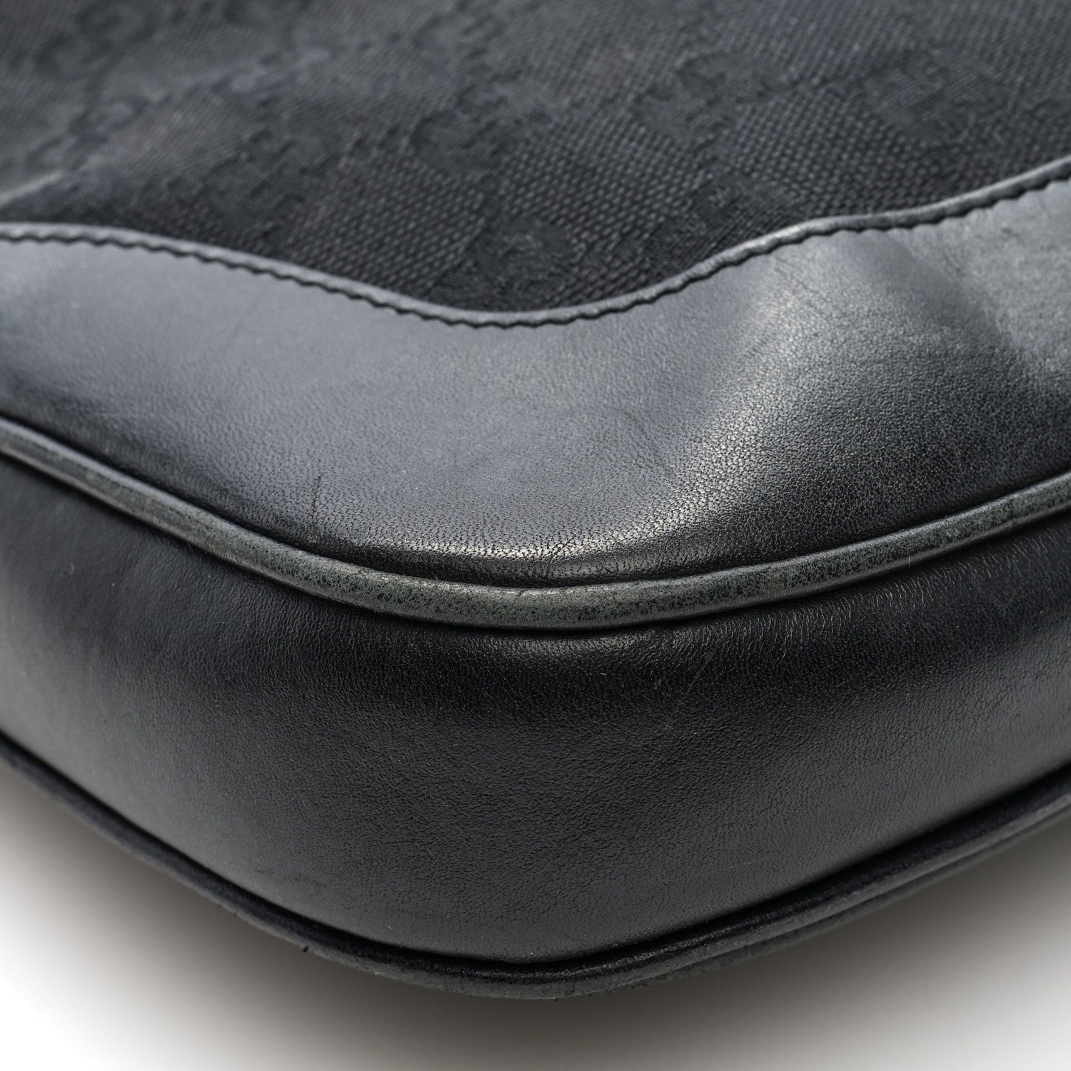 Gucci Monogram Small Jackie O Hobo Black 9 of 10