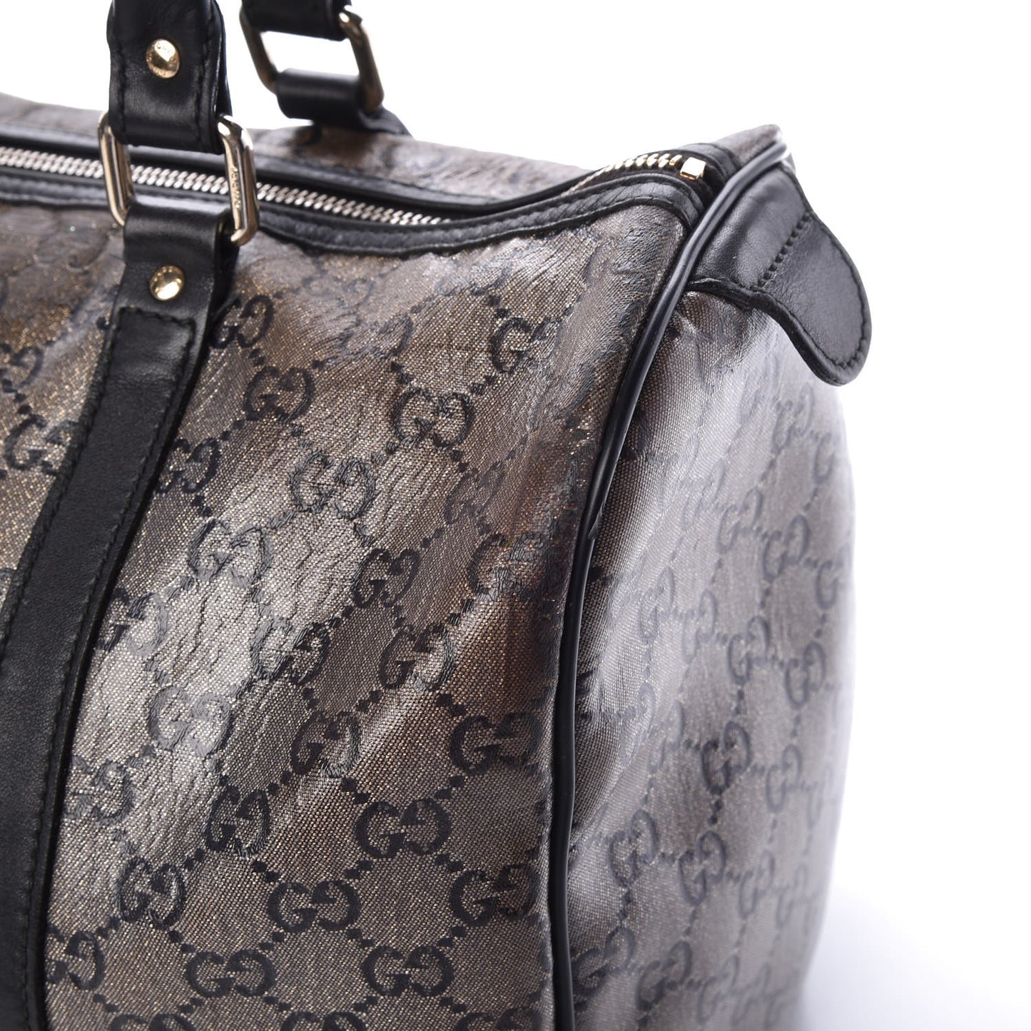 Crystal Monogram Medium Joy Boston Black