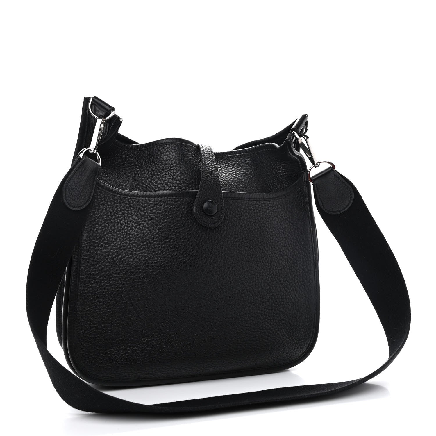 Hermes Taurillon Clemence Evelyne II PM Black 3 of 9
