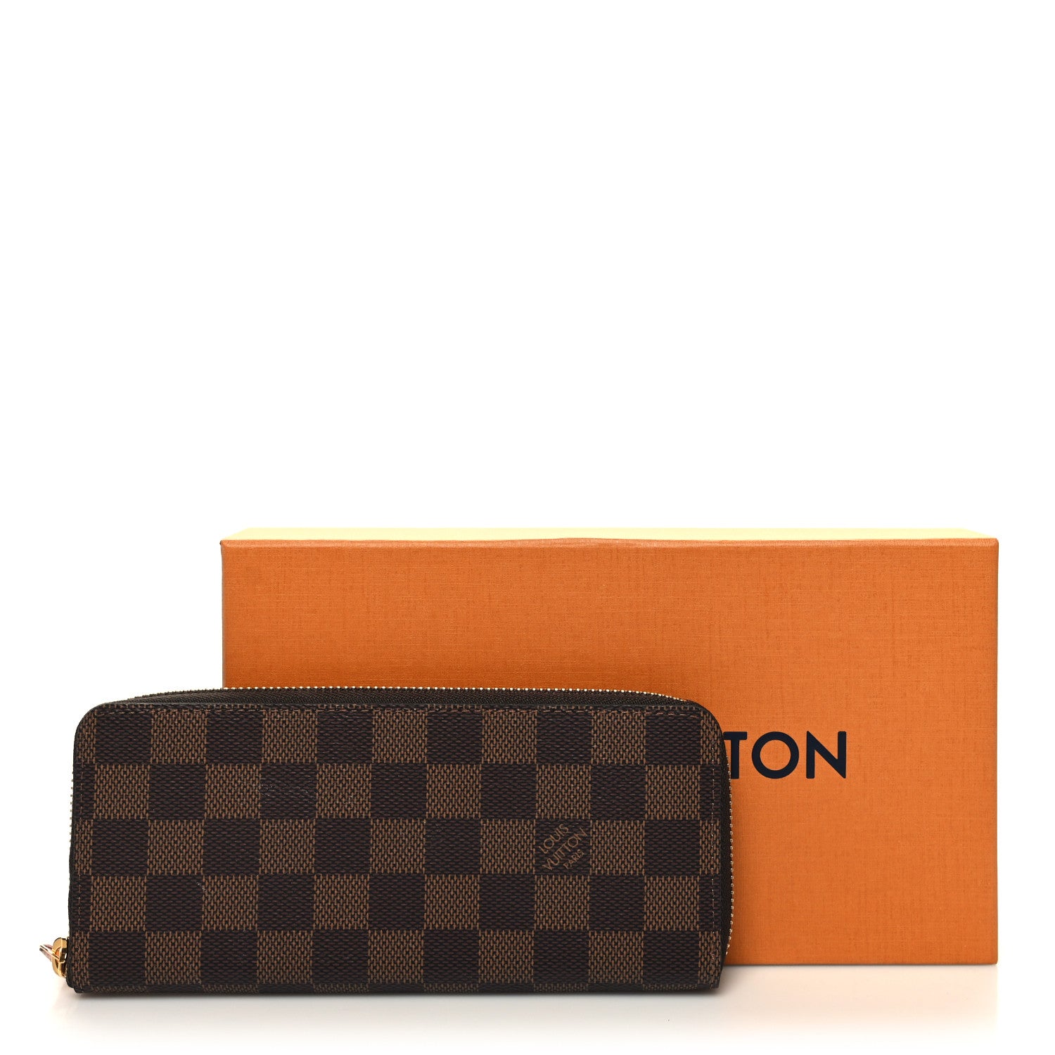 Louis Vuitton Damier Ebene Clemence Wallet Rose Ballerine 8 of 8