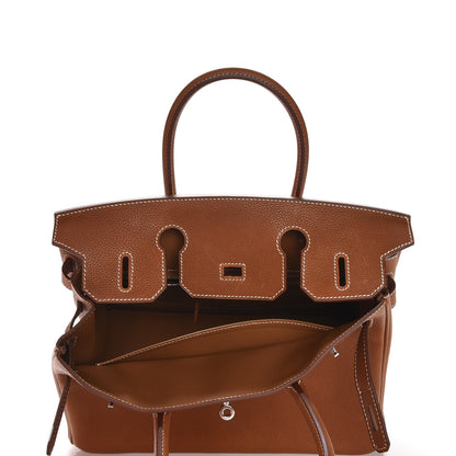 Hermes Natural Barenia Faubourg Birkin 30 Fauve 23 of 33