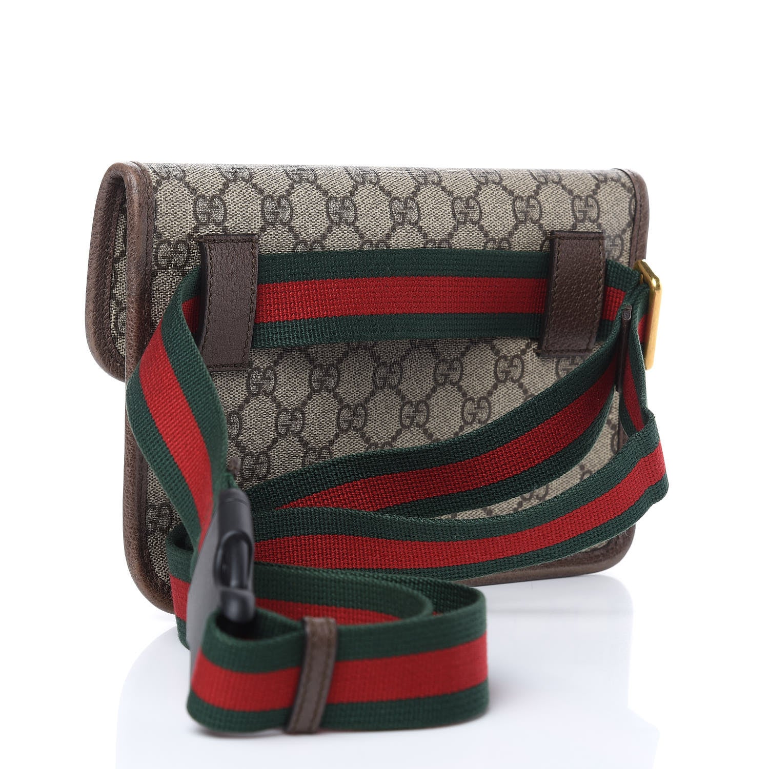 Gucci GG Supreme Monogram Neo Vintage Web Belt Bag Brown 3 of 11