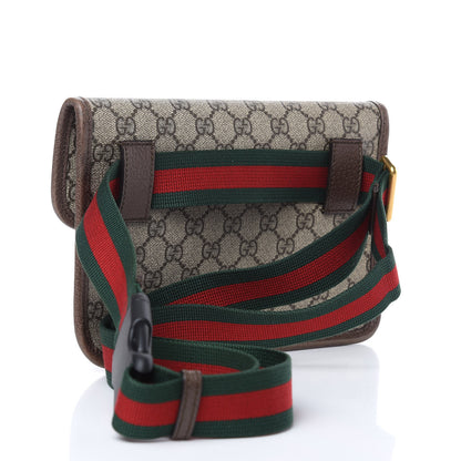 Gucci GG Supreme Monogram Neo Vintage Web Belt Bag Brown 3 of 11