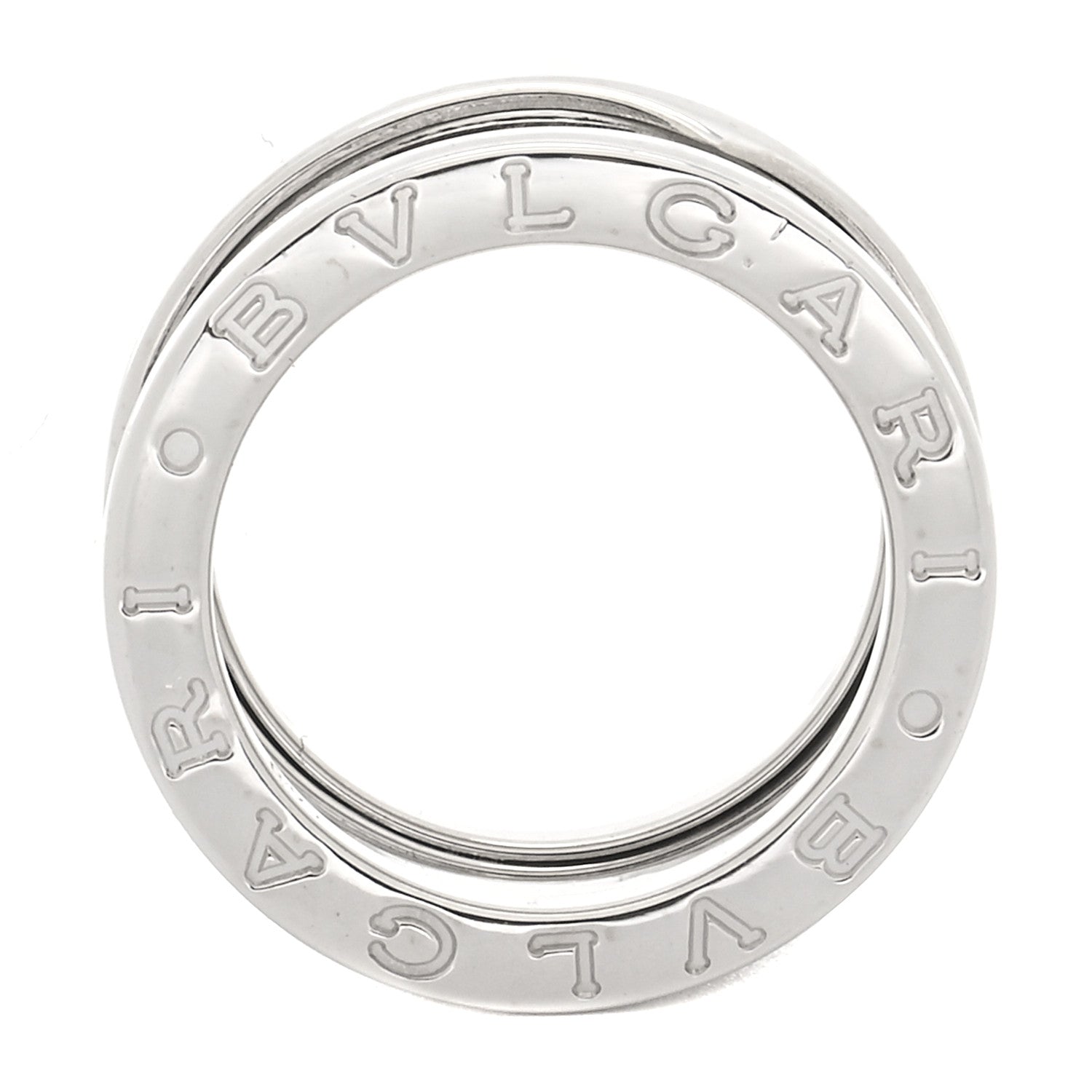Bulgari 18K White Gold B.Zero1 Three-Band Ring 48 4.5 4 of 6