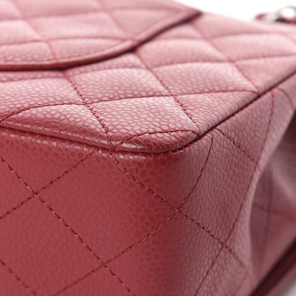 Chanel Caviar Quilted Medium Double Flap Red 11 of 19