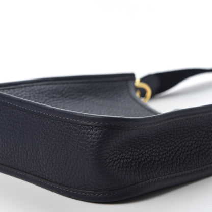 Hermes Taurillon Clemence Evelyne TPM Bleu Nuit 6 of 9