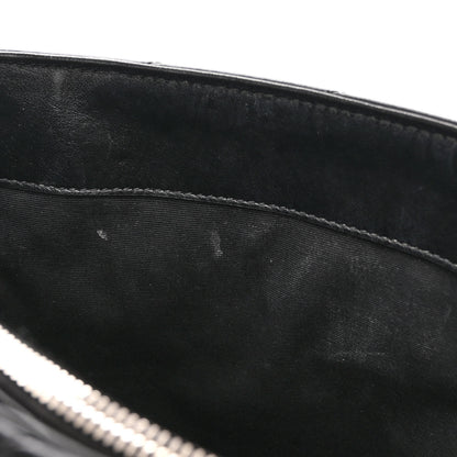 Saint Laurent Calfskin Y Quilted Monogram Medium Loulou Chain Satchel Black 12 of 17