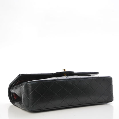 Chanel Lambskin Quilted Medium Double Flap Black 4 of 8