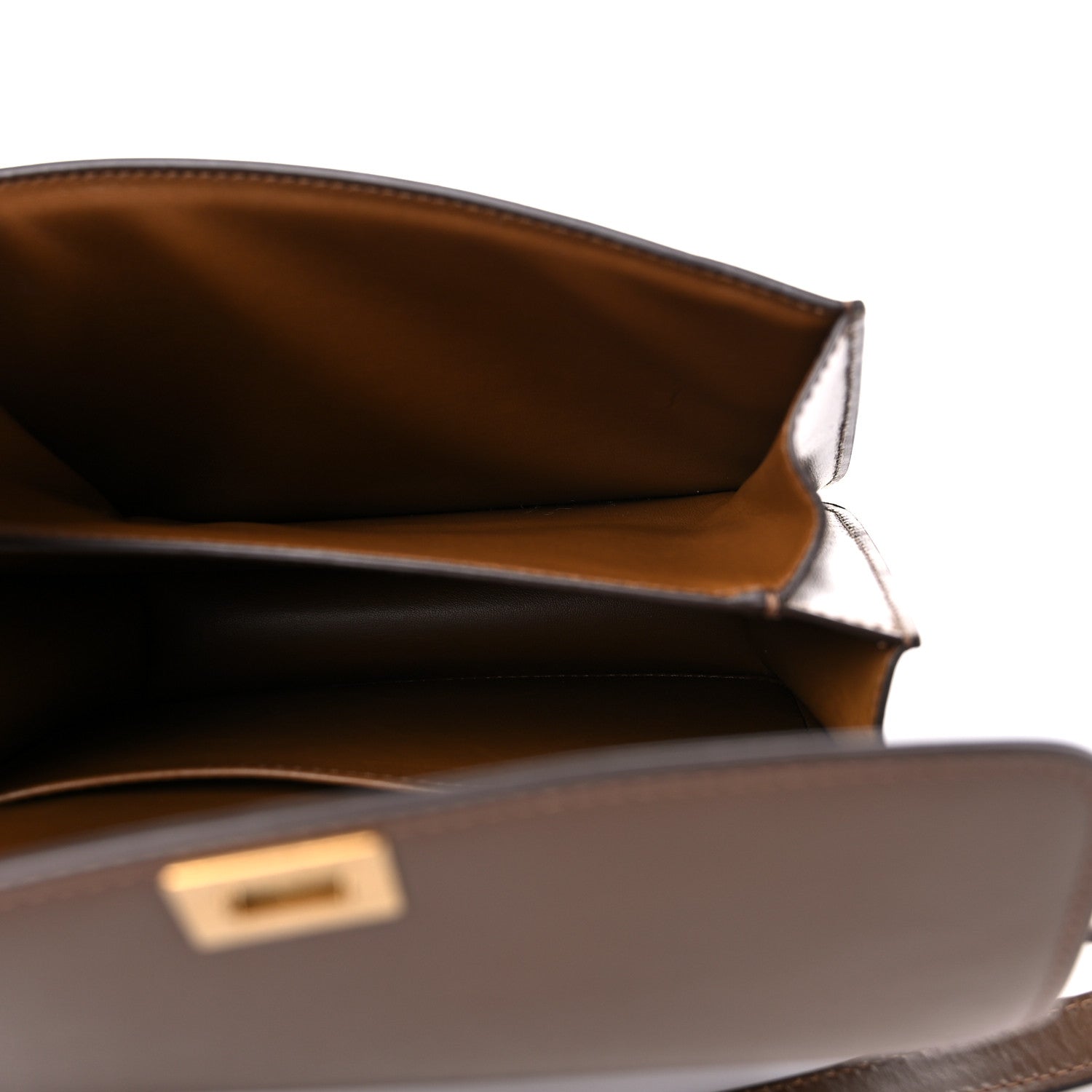 Celine Box Calfskin Teen Classic Box Flap Bag Camel 5 of 10