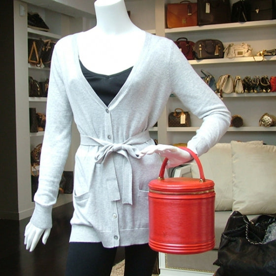 Louis Vuitton Epi Cannes Castillan Red 2 of 8