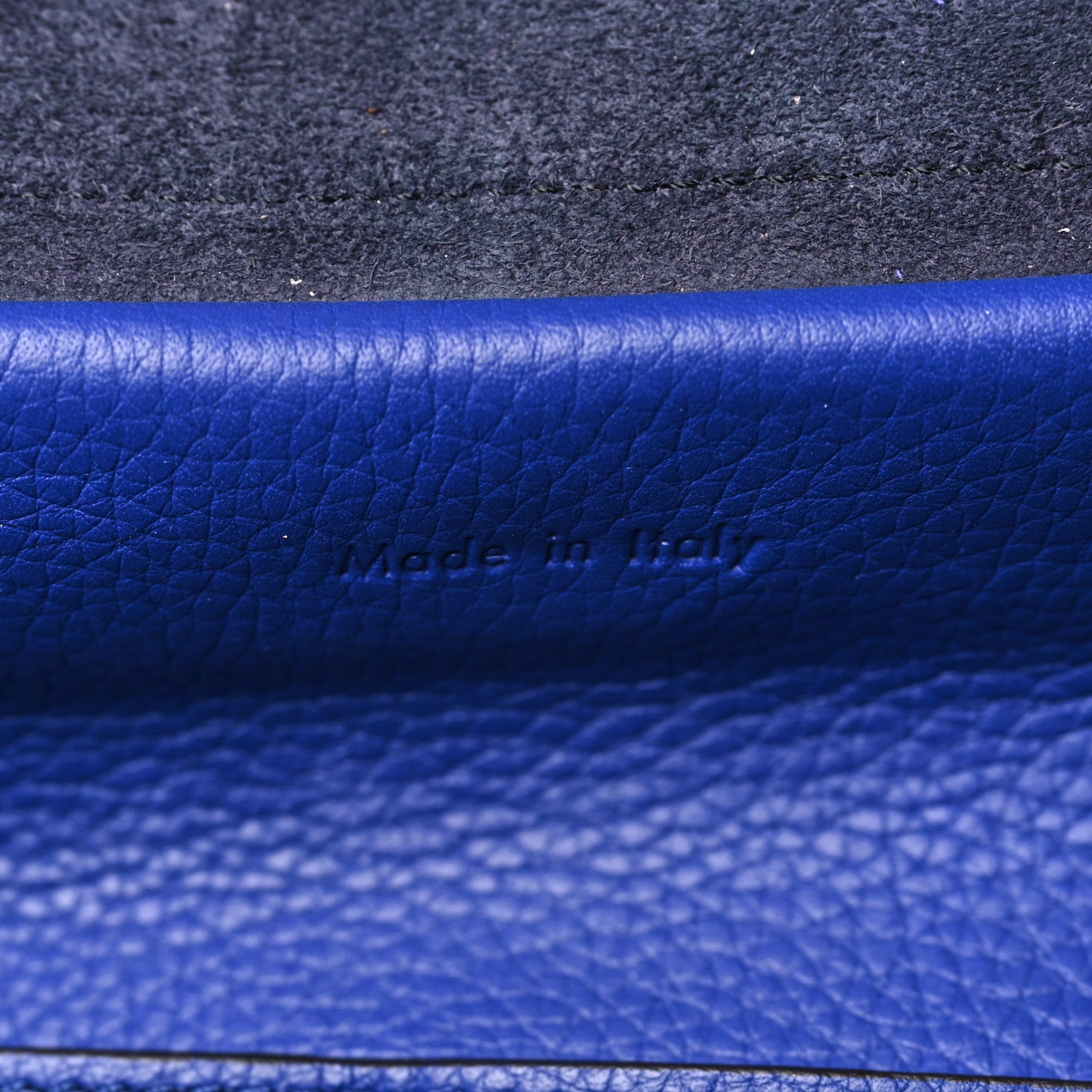 Celine Grained Calfskin Mini Belt Bag Indigo 6 of 8