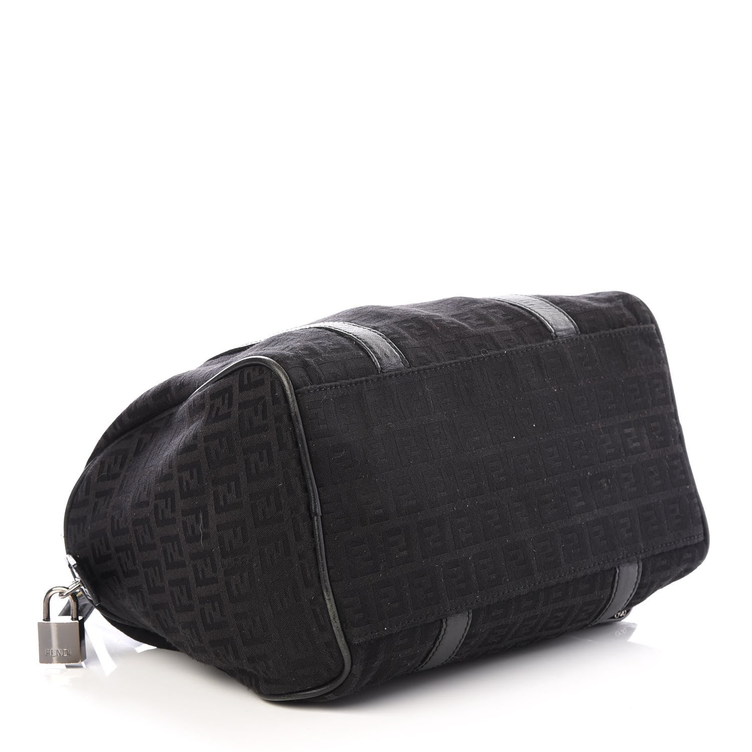 Fendi Zucchino Vitello Small Boston Black 3 of 14