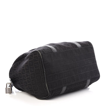 Fendi Zucchino Vitello Small Boston Black 3 of 14