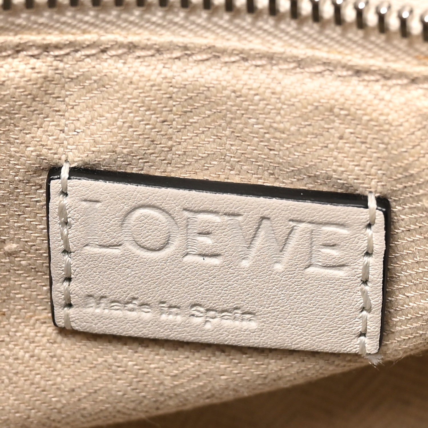 Loewe Calfskin Small Puzzle Bag White 6 of 9