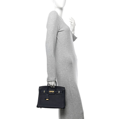 Hermes Togo Birkin 25 Bleu Nuit 2 of 12