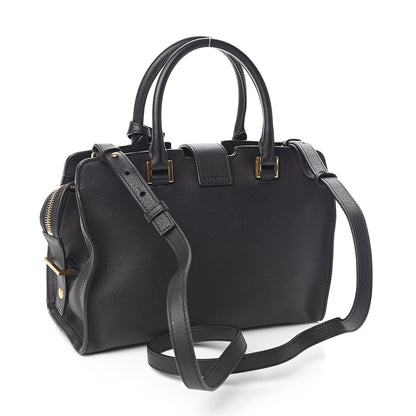 Saint Laurent Calfskin Monogram Baby Downtown Cabas Black 3 of 10