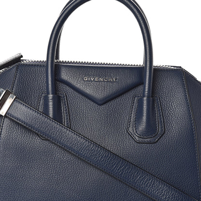 Givenchy Sugar Goatskin Small Antigona Night Blue 6 of 8