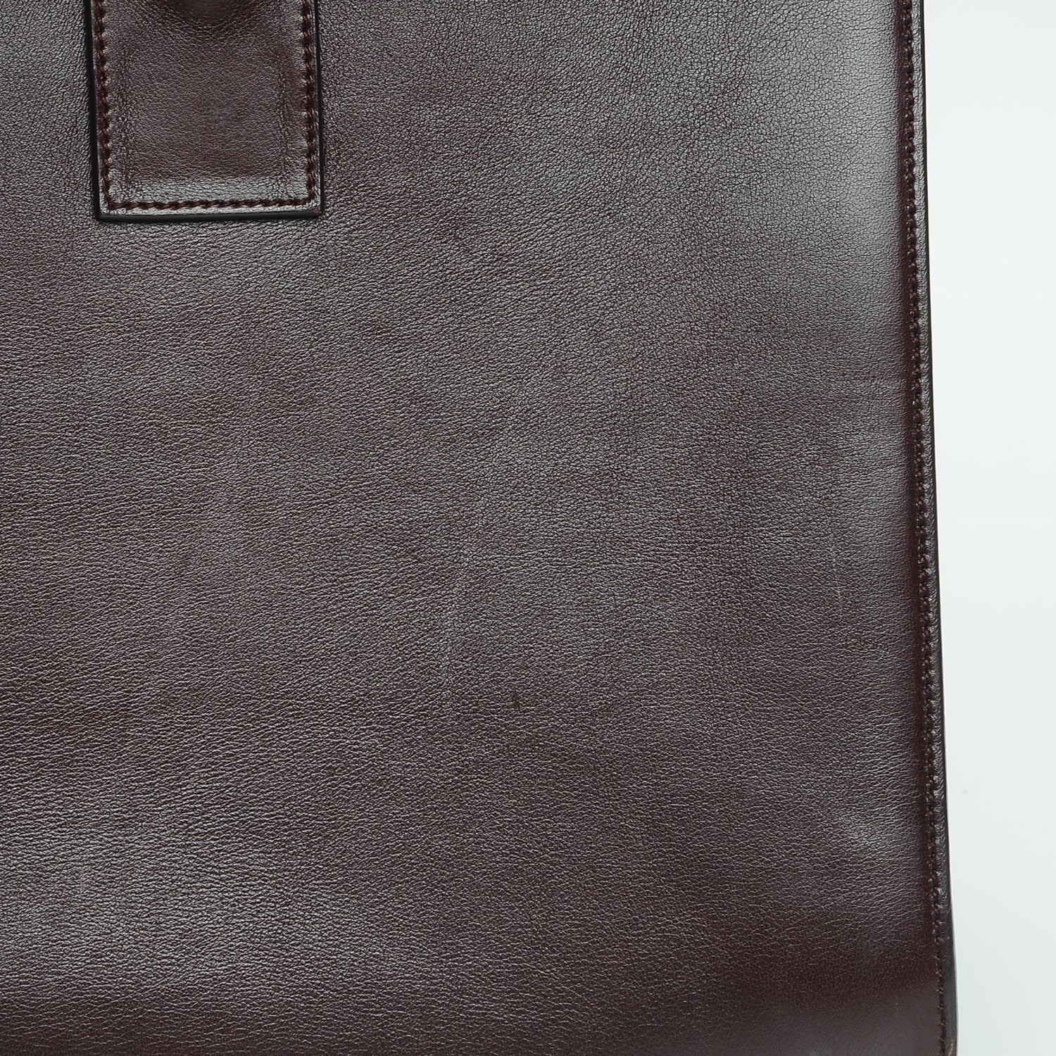 Saint Laurent Calfskin Large Sac De Jour Carryall Amarena 8 of 12