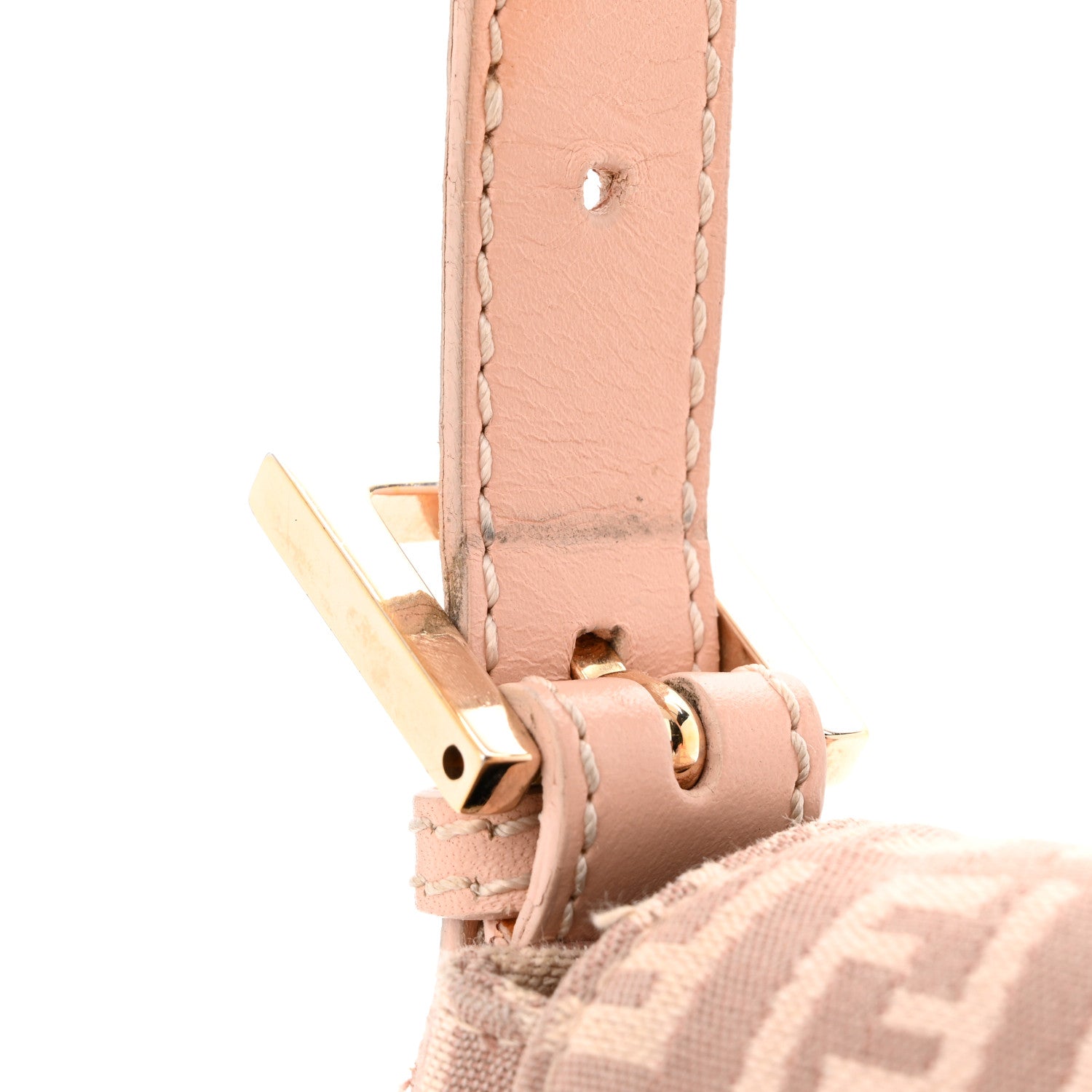Fendi Zucchino Vitello Mama Baguette Beige Tortora 14 of 14