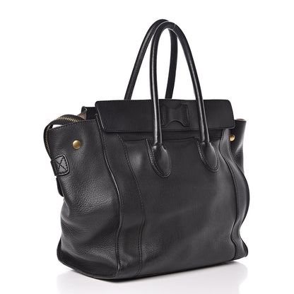 Celine Smooth Calfskin Mini Envelope Luggage Black 3 of 16