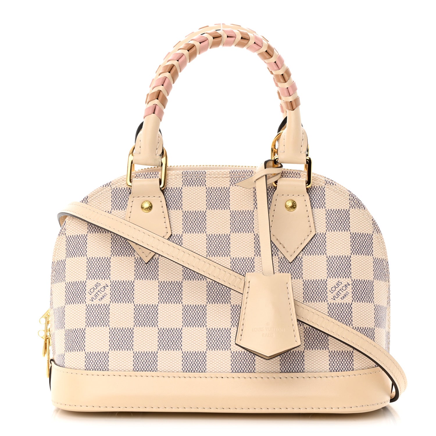 Louis Vuitton Damier Azur Braided Alma BB 1 of 19