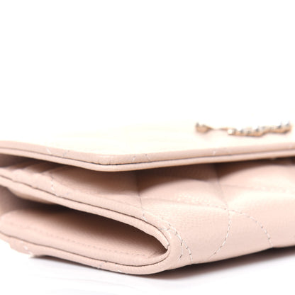 Chanel Caviar Quilted Pearl Coco Candy Wallet Light Pink 9 of 12