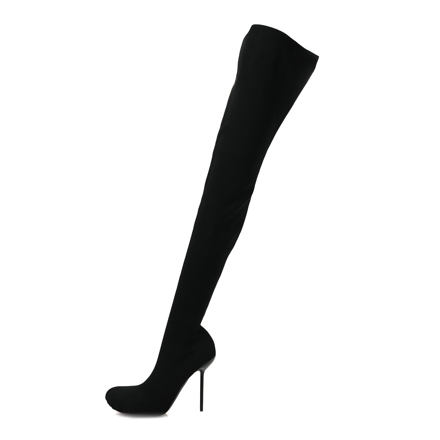 Balenciaga Knit Fetish Anatomic 110 Boots 39 Black 1 of 8