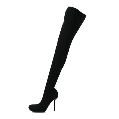 Balenciaga Knit Fetish Anatomic 110 Boots 39 Black 1 of 8