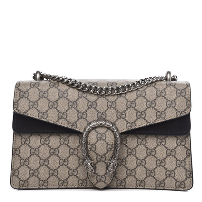 Gucci GG Supreme Monogram Small Dionysus Shoulder Bag Black 1 of 13