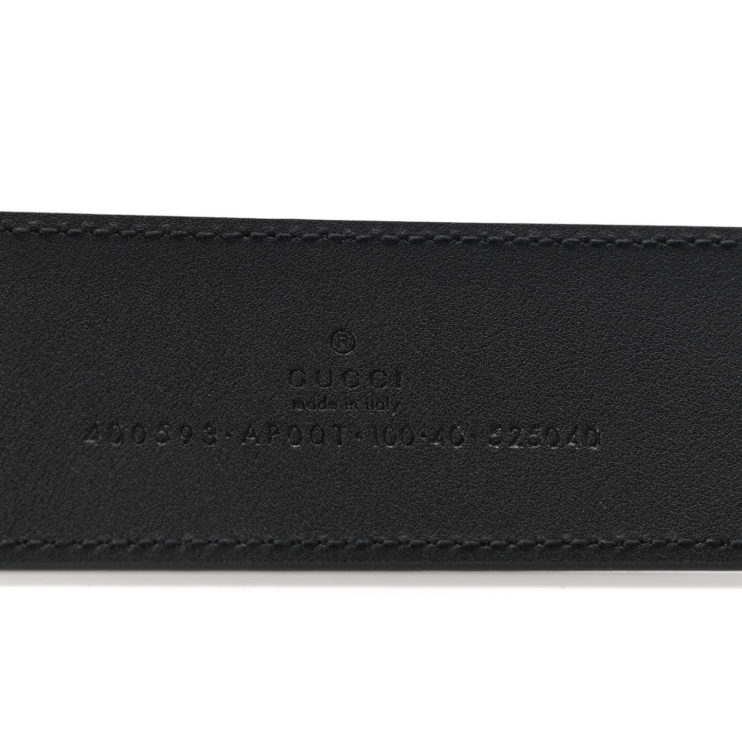 Calfskin Double G 40mm Belt 100 40 Black