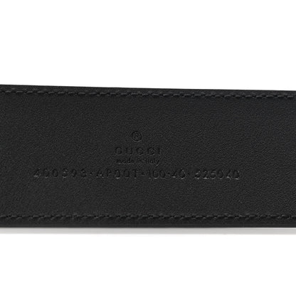 Gucci Calfskin Double G 40mm Belt 100 40 Black 5 of 5