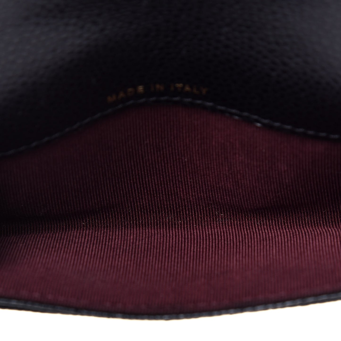 Caviar Quilted Flap Card Holder Wallet Black