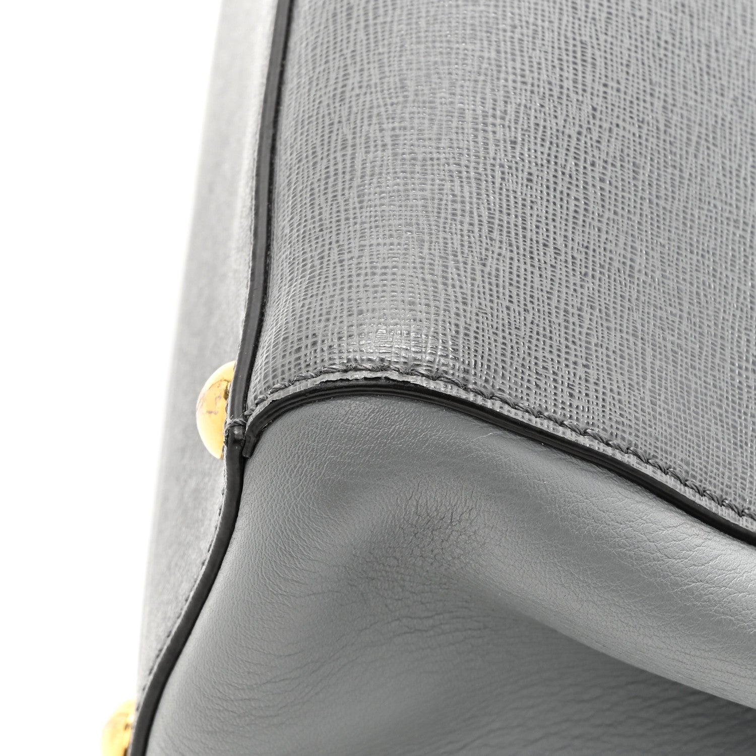 Fendi Vitello Elite Petite 2Jours Tote Grigio Grigio Chiaro 14 of 16