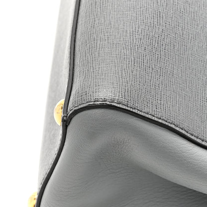 Fendi Vitello Elite Petite 2Jours Tote Grigio Grigio Chiaro 14 of 16