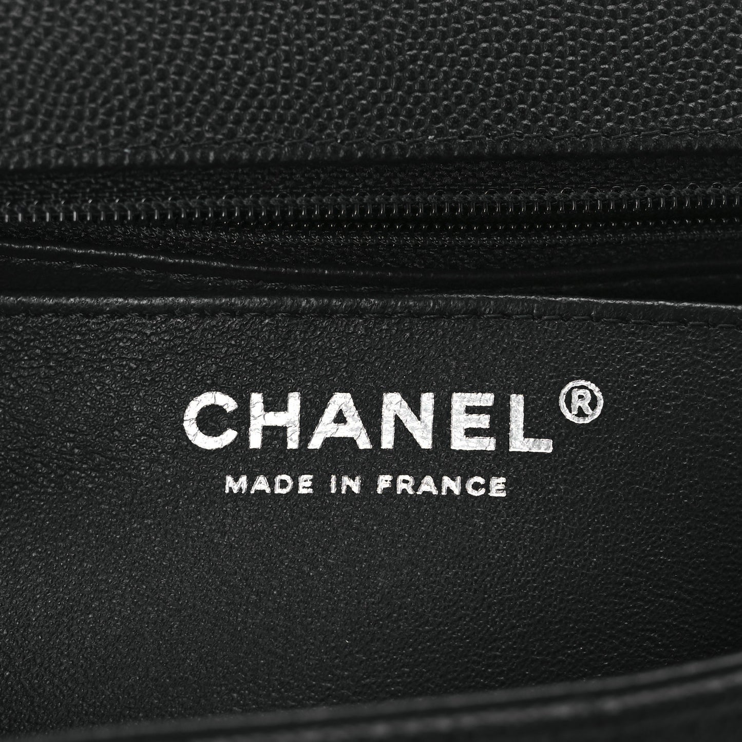 Caviar Quilted Mini Rectangular Flap Black