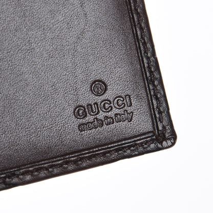 Gucci Guccissima Margaux Calfskin Metal Bar Chain Wallet Chocolate 7 of 9