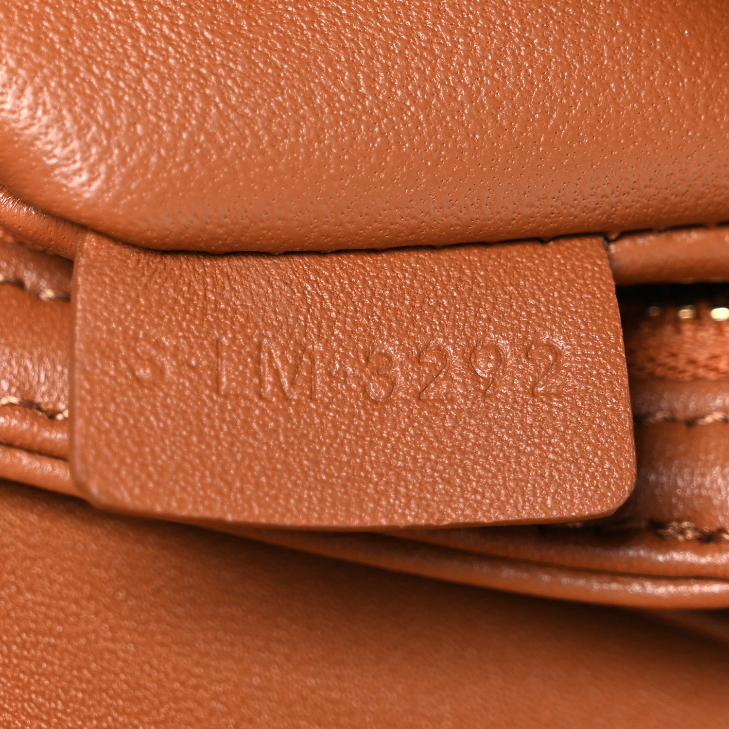 Celine Textile Calfskin Classique Triomphe Bag Natural Tan 8 of 13