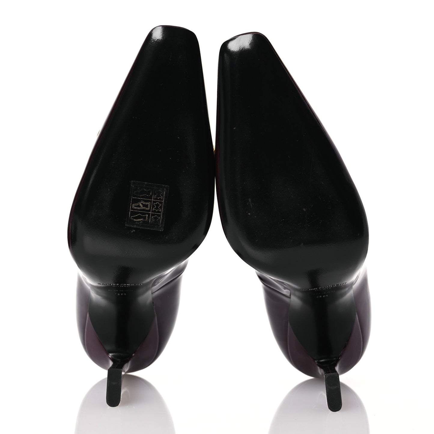 Patent Silvana Pumps 38 Deep Bordeaux