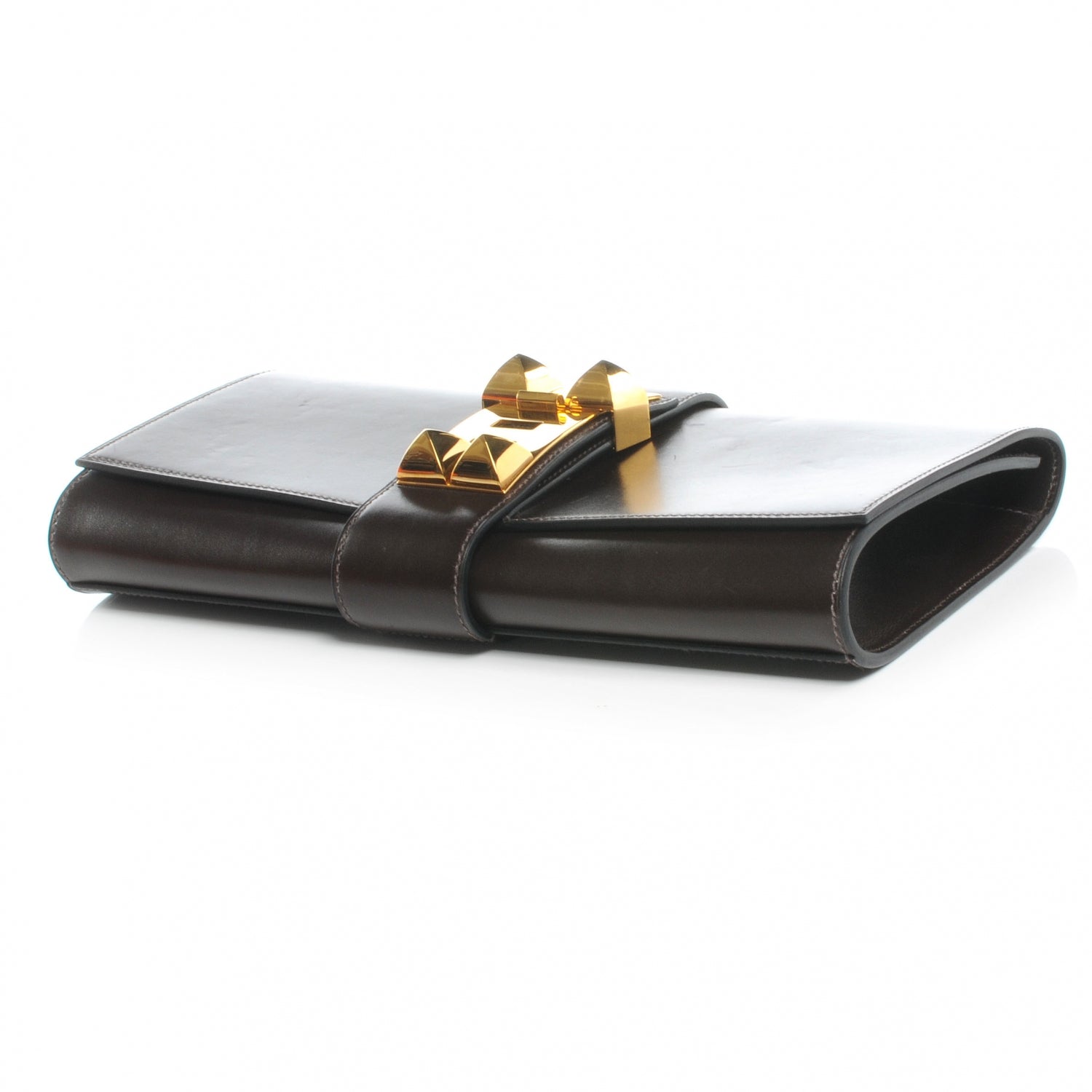 Hermes Box Medor 29 Clutch Chocolate 4 of 7