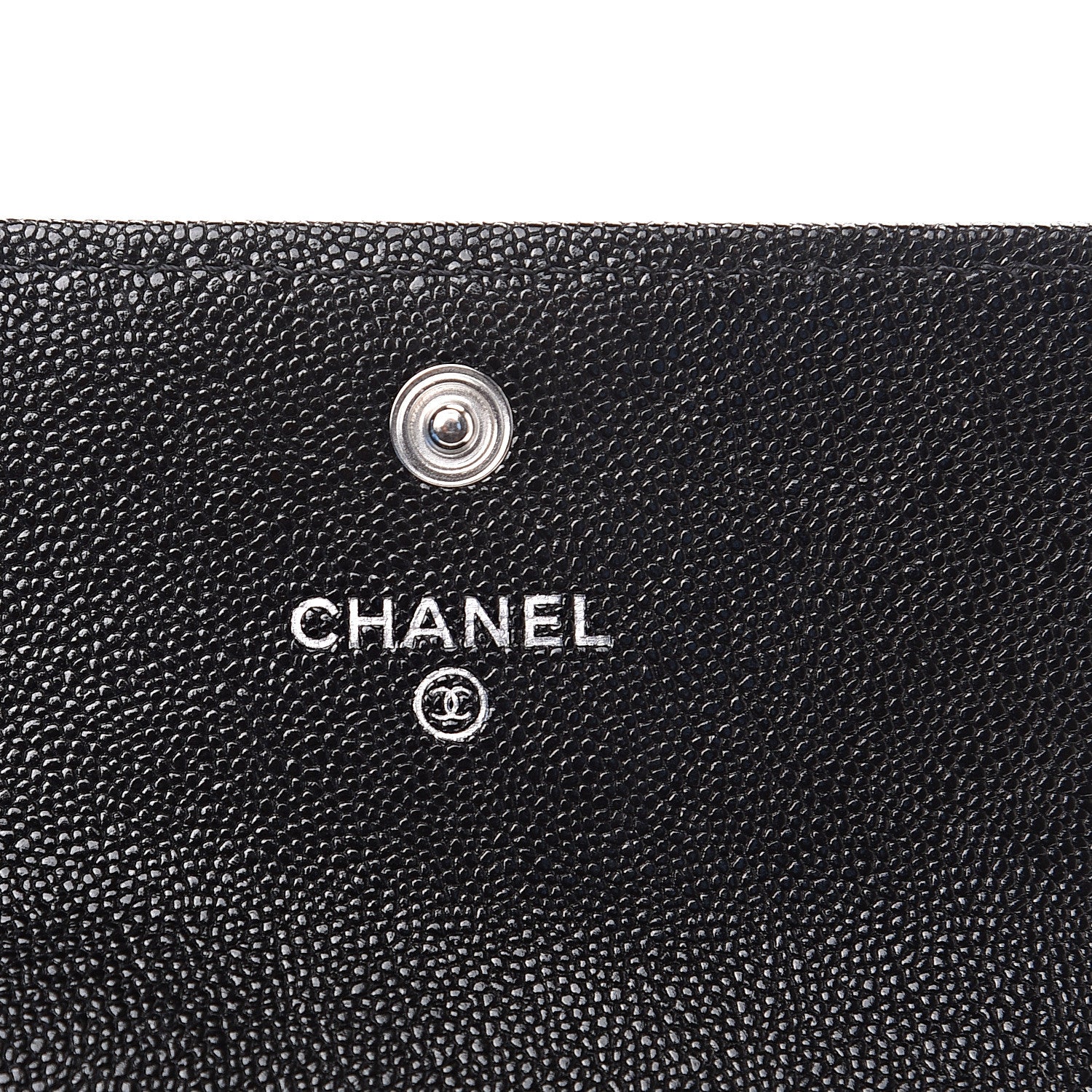 Chanel Caviar Quilted Boy Flap Card Holder Black 5 of 8