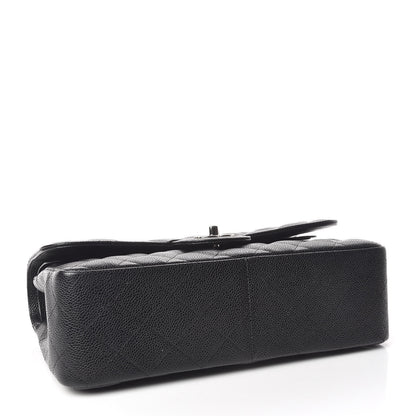 Chanel Caviar Quilted Jumbo Double Flap Black 4 of 11