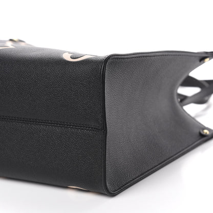 Louis Vuitton Empreinte Monogram Giant Onthego MM Black Beige 7 of 10