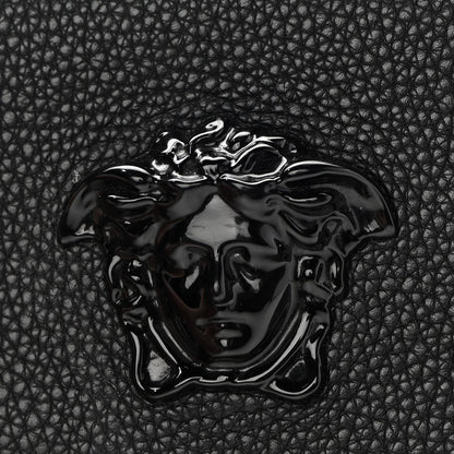 Versace Grained Calfskin Palazzo Chain Evening Bag Black 14 of 15