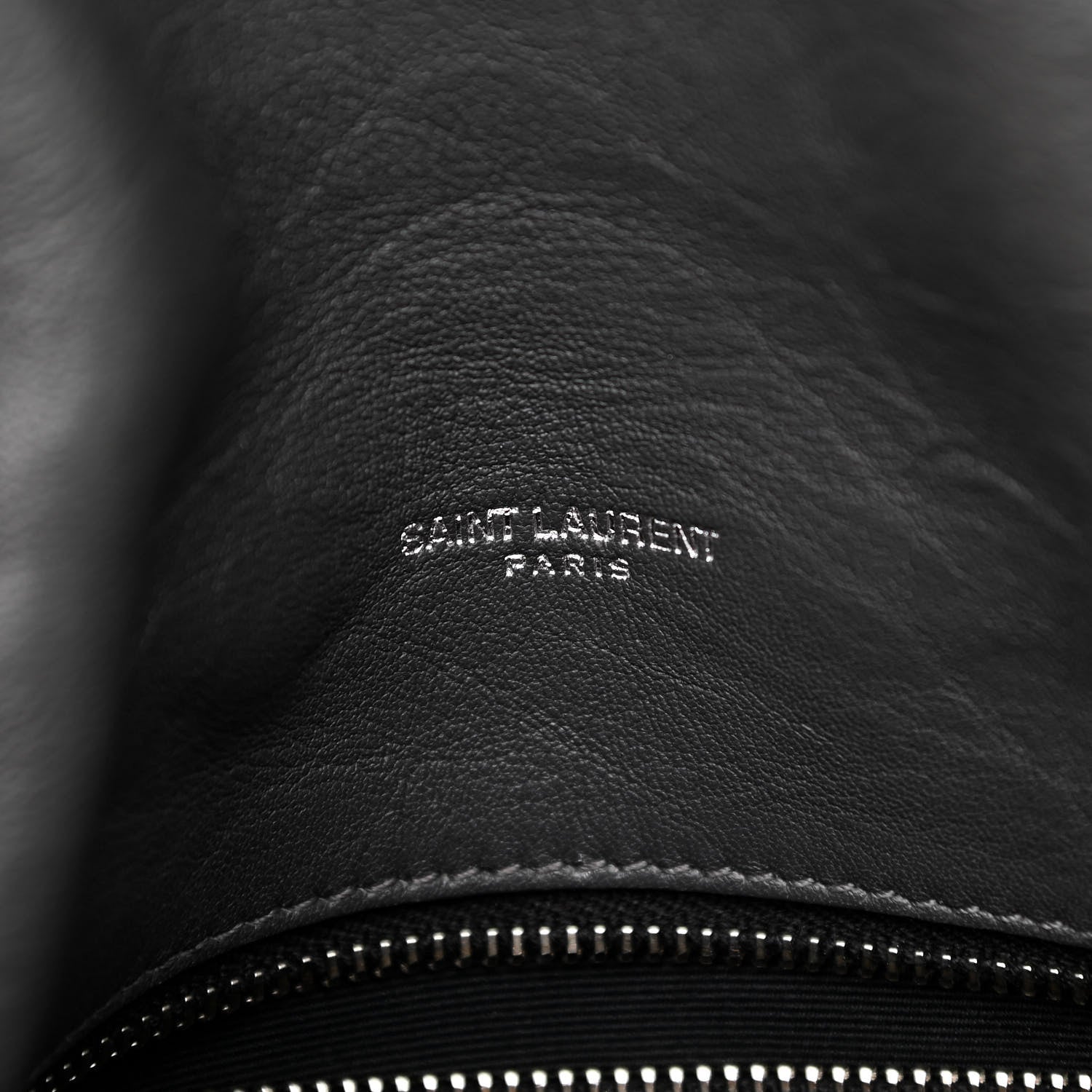 Saint Laurent Lambskin Quilted Toy Loulou Puffer Monogram Chain Satchel Storm 12 of 21